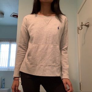 grey crewneck polo ralph lauren